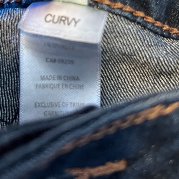 Cleo Curvy Dark Wash Flare Jeans 16 - Picture 12 of 13